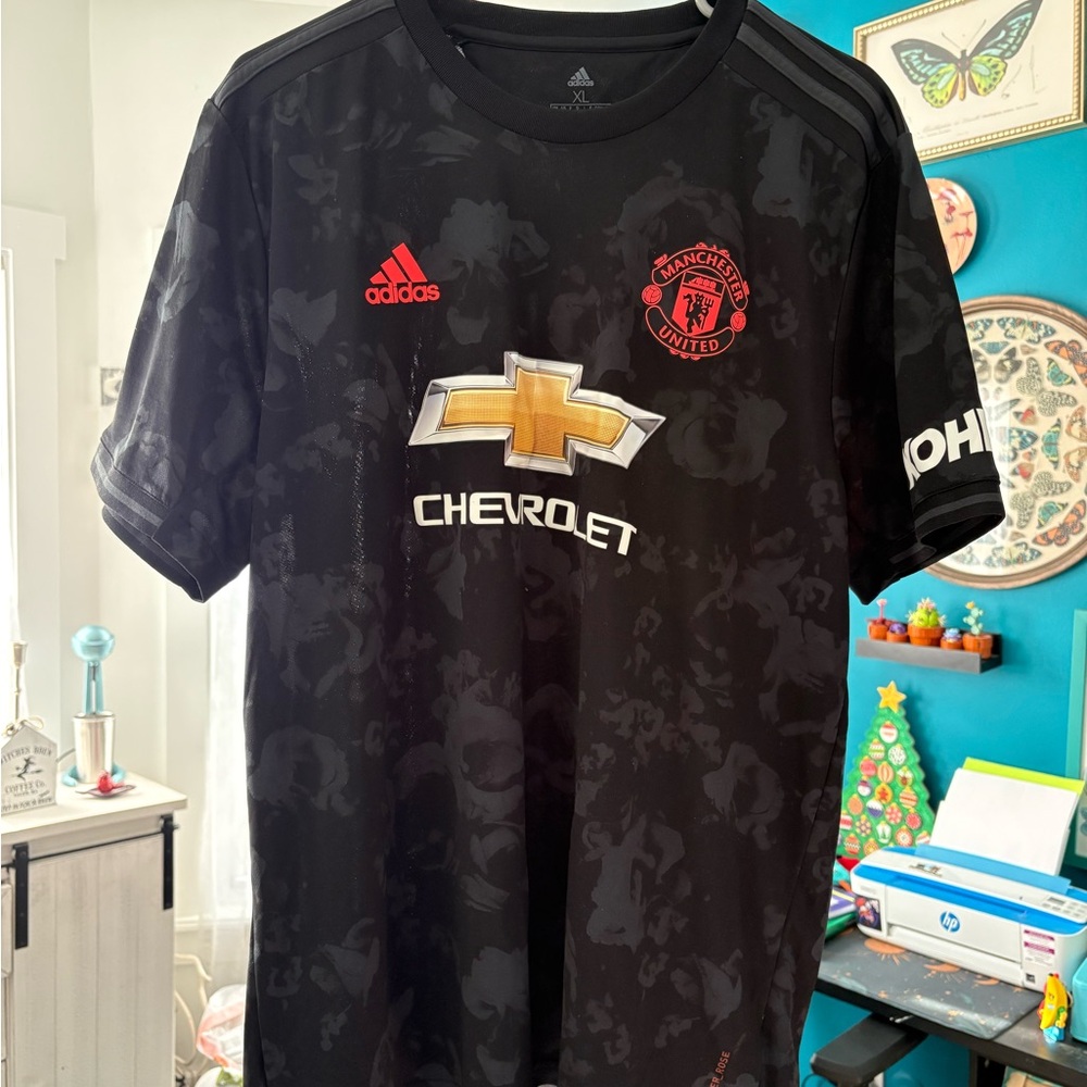 Adidas Black Manchester United Jersey